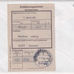 BRD - 400 Pfg. Frauen waagr. Paar Wertbrief (Label !) Reichstädt - Dresden 1994