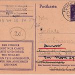 DR - 6 Pfg. AH Ganzsache/Propagandaspruch Rottach-Egern 21.2.44 OU Leo Slezak !