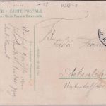 Sachsen - Deutschenbora Bahnhof Postamt etc. farb. Mehrbild-Litho ca. 1900