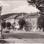Sachsen - Bad Gottleuba Gasthof Postmeilensäule sw-Foto-AK gelaufen 1988