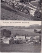 Sachsen - Reichstein-Hermsdorf Gasthaus etc. sw-Mehrbild-AK gelaufen 1922