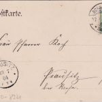 Sachsen - Reinhardtsdorf Ortsansicht sw-AK gelaufen 1904