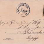 Bayern - Reichenhall Colonaden Ortsansicht etc farb. Mehrbildlitho gelaufen 1897