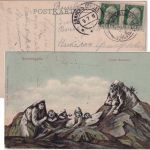Bayern - 2x5 Pfg. Luitpold Karte n. RUSSLAND (Lettland) Berchtesgaden 1911
