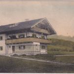 Bayern - Bischofswiesen Landhaus Dinzler col. AK ungelaufen ca. 1920