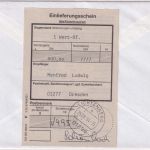 BRD - 2x400 Pfg. Kaiser Friedrich II. Wertbrief (Label !) Lichtenberg 26.08.94