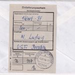 BRD - 300+500 Pfg. SWK Wertbrief (Label !) Steinigtwolmsdorf - Dresden 5.8.94