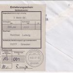 BRD - 2x500 Pfg. SWK Wertbrief (Label !) Pulsnitz/Ohorn - Dresden 19.6.97