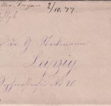 DR - Bautzen 3. OCT 77 nachv. sächs. K2 Brief n. Leipzig