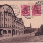 DR - Bautzen Käublerstraße bilds. frank. AK n. HOLLAND Kirschau - Rotterdam 1920