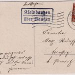 DR - Kleinbautzen ü. Bautzen Landposrt-Ra2 Drucksachenkarte n. Pommritz 1935