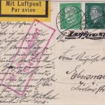 DR - 2x8+5 Pfg. Hindenburg/Ebert Luftpostkarte Sellin - Eberswalde 1930