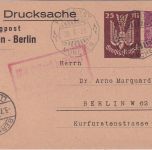 DR-Infla - 25 M. Holztaube u.a. Privatganzsache/Luftpostkarte München 30.6.23