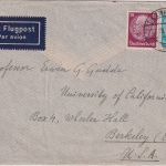 DR - 20+15 Pfg. Hindenburg Luftpostbrief n. USA Wien - Berkeley 22.7.38