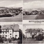 Sachsen - Mittelherwigsdorf Rathaus Feierabendheim etc. sw-Mehrbild-AK ca. 1970