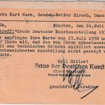 DR - 15 Pfg. Hindenburg Ganzsache/F-Teil+Zusatz Luftpostkarte München 1938