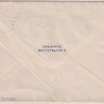 DR - Chemnitz 4 1917 Feldpostbrief an Landwehr-IR 107 - Retourvermerk Judaika