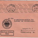DR - Chemnitz 1936 Frei d. Ablösung/Landesfinanzamt Dienstbrief n. Leipzig