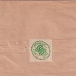 DR - 60 Pfg. Strohhut Dienstzustellurkunde Sayda - Olbernhau 1930