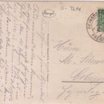 DR - Reinsberg ü. Freiberg (Sachs.) Poststelle I Karte n. Coburg 1938