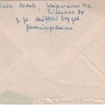 DDR - Mulda ü. Freiberg (Sachs.) Poststelle I Brief n. Weißwasser 1955