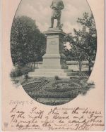 Sachsen - Freiberg Fürst Bismarck Denkmal sw-AK ca. 1900