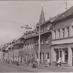 Sachsen - Sayda Ernst-Thälmann-Starße sw-Foto-AK gelaufen 1979