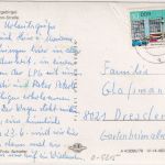 Sachsen - Sayda Ernst-Thälmann-Starße sw-Foto-AK gelaufen 1979
