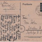 All.Bes. - Eppendorf Bezahlt 24.6.46 tagesstpl. 12 Pfg. Ziffer Ganzsache