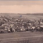 Sachsen - Crottendorf (Erzgeb.) Orstansicht sw-Foto-AK gelaufen 1965