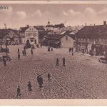 Weißrussland - Lida Marktplatz sw-AK/Feldpost 1917