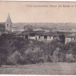 Frankreich/Lothringen - Vilcey Ortsansicht m. zerschossenen Häusern sw-AK 1916