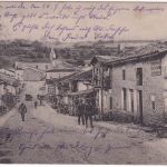 Frankreich - Fontaine Straßenansicht Soldaten sw-AK/Feldpostkarte 1917