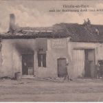 Frankreich/Lothringen - Viéville-en-Haye Semences Denaiffe/zerstört sw-AK 1916