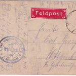 Rumänien - Pombesti zerstörte Brücke zum Passeingang sw-Foto-AK/Feldpost 1918
