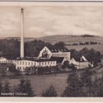Sachsen - Gersberg b. Eppendorf Baumwollspinnerei sw-Foto-AK gelaufen 1940