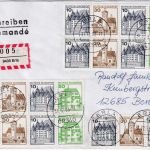 BRD - B&S 2x Heftchenblatt u.a. Einschreibebrief Erla - Berlin 1993