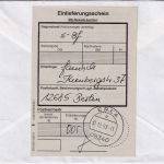 BRD - B&S 2x Heftchenblatt u.a. Einschreibebrief Erla - Berlin 1993