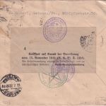 DR-Infla - 5 M. Queroval u.a. Einschreibebrief n. ÖSTERREICH Zwickau - Wien 1922