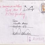 BRD - 100 Pfg. Frauen Brief Ingolstadt - München 1995 Rückbriefstelle Marburg