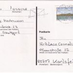 BRD - ATM Sanssouci Karte Stuttgart Karlsfeld 1994 kaum sichtbarer Werteindruck