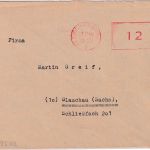 All.Bes. - Zwickau 28.8./22.11.45 12 Pfg. Postfreistempel - 2 Briefe n. Glauchau