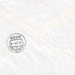 DDR/VGO - 500 Pfg. Bauwerke Eilboten-Wertbrief Zwickau - Sauerlach 31.1.91