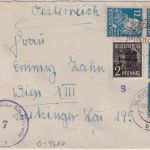 SBZ - 4x12 Pfg. Engels u.a. Zensurbrief n. ÖSTERREICH Glauchau - Wien 4.11.48