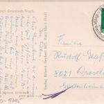 Sachsen - Grünbach (Vogtland) Ortsansicht/Luftaufnahme sw-AK gelaufen 1972