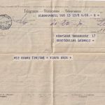 Schweiz - St. Gallen 1920 Telegramm aus Plauen (Vogtland)