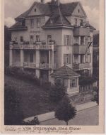 Sachsen - Bad Elster Villa Stolzenfels sw-AK gelaufen 1933