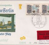Berlin - 2x50 Pfg. Neu-Berlin Schmuck-FDC/Eilbrief ESST 18.11.65