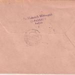 Berlin - 2x40 Pfg. Glocke rechts Einschreibebrief Passau - Haiger 1952