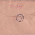 Berlin - 2x40 Pfg Glocke rechts Einschreibebrief Nördlingen - Münster 1953